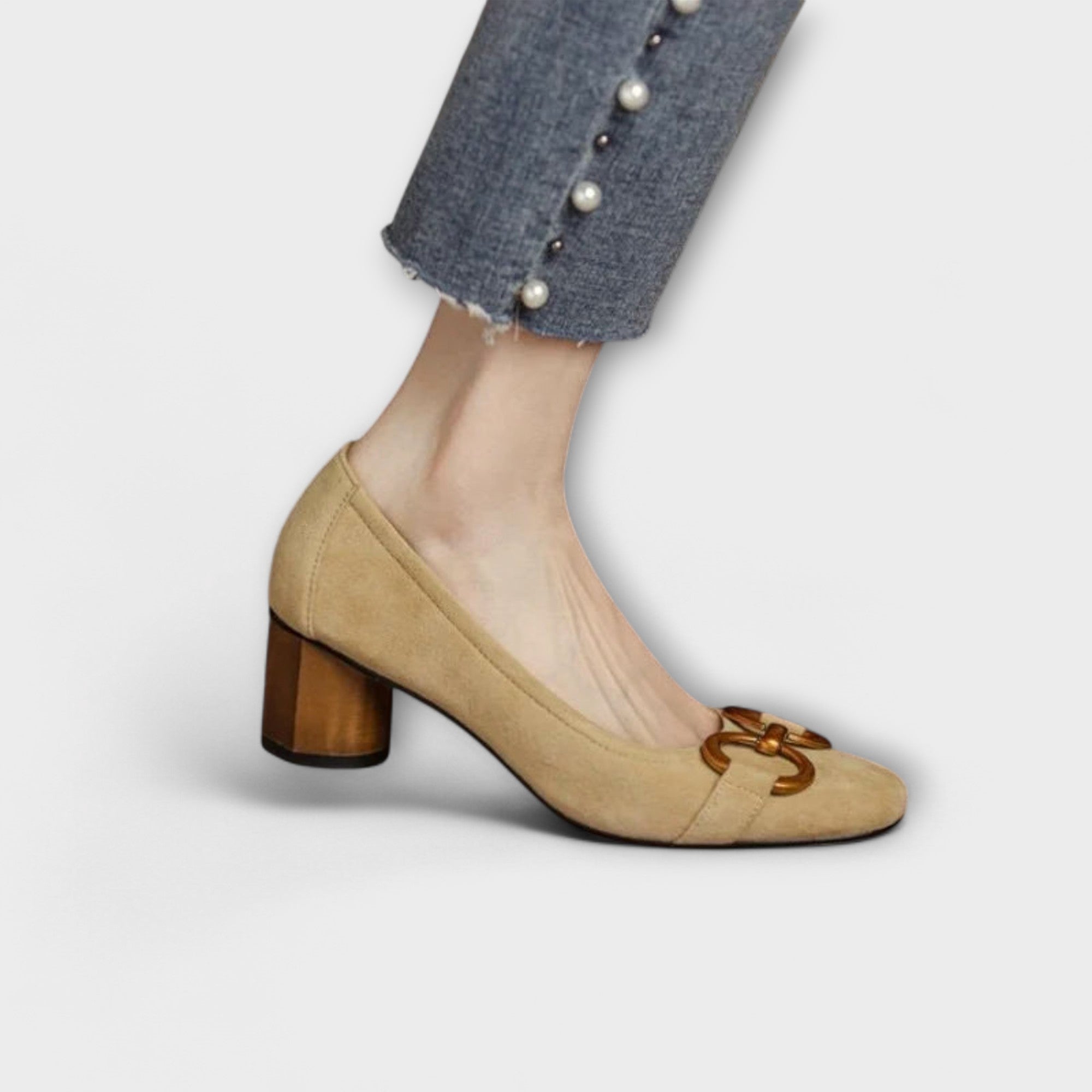 Mila Women's High Heels | Comfortable Closed Toe Design 5