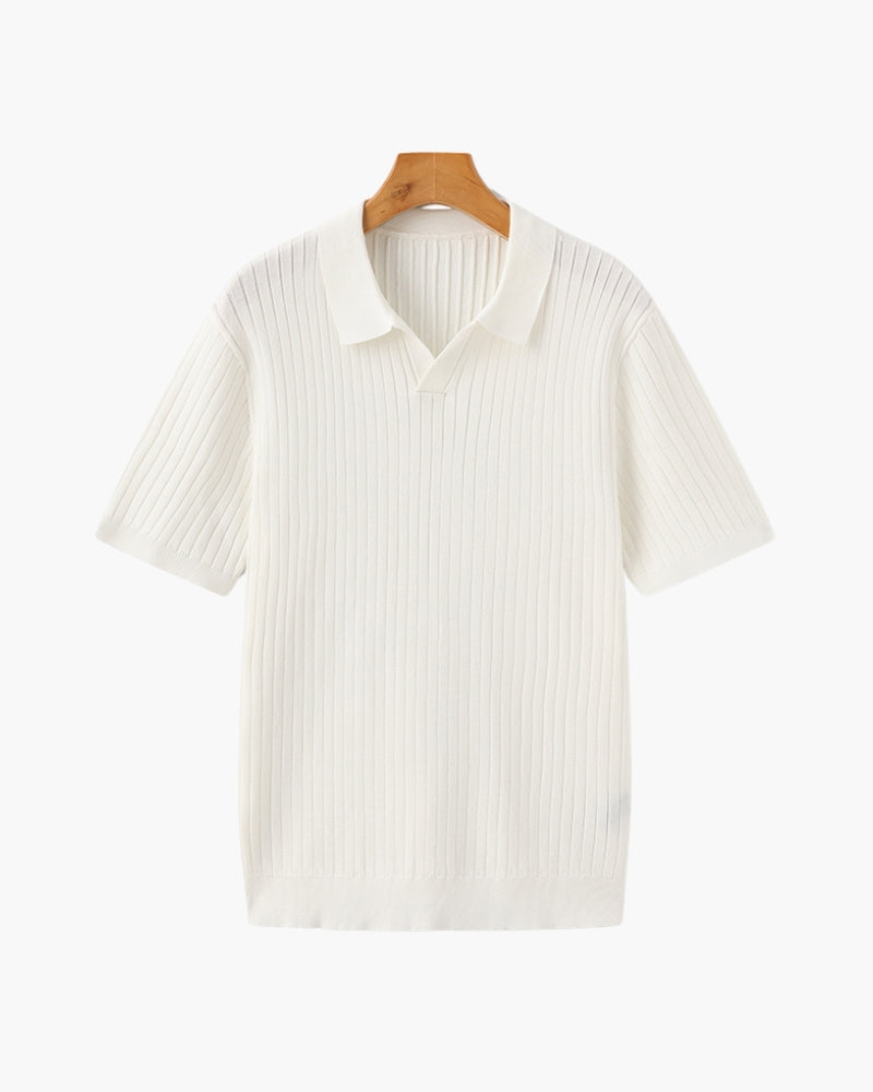 Milo Men's Polo Shirt | Fine Ribbed Texture, Slim Fit 10