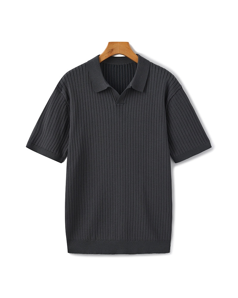 Milo Men's Polo Shirt | Fine Ribbed Texture, Slim Fit 11