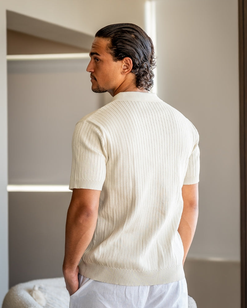 Milo Men's Polo Shirt | Fine Ribbed Texture, Slim Fit 2