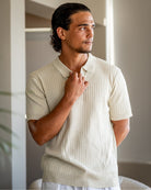 Milo Men's Polo Shirt | Fine Ribbed Texture, Slim Fit 4