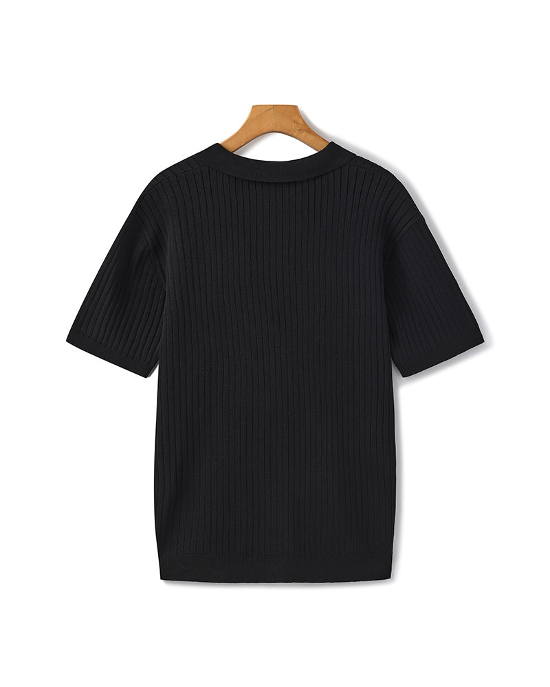 Milo Men's Polo Shirt | Fine Ribbed Texture, Slim Fit 8
