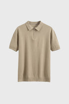 Milo Men's Polo Shirt | Modern Knit Design with Zipper, Casual Elegance 3