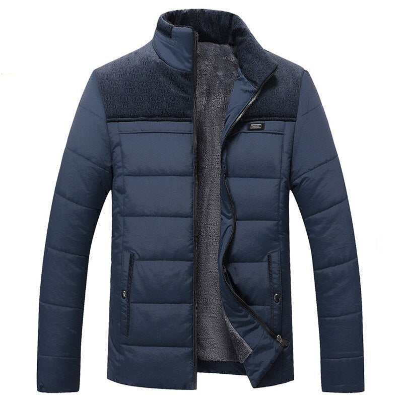 Milo Men's Puffer Jacket | Soft Fleece Lining, Padded Design 4