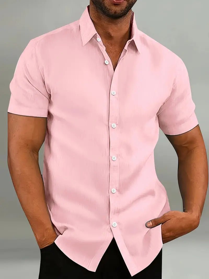 Milo Men's Shirt | Lightweight Slim Fit, Classic Collar 3