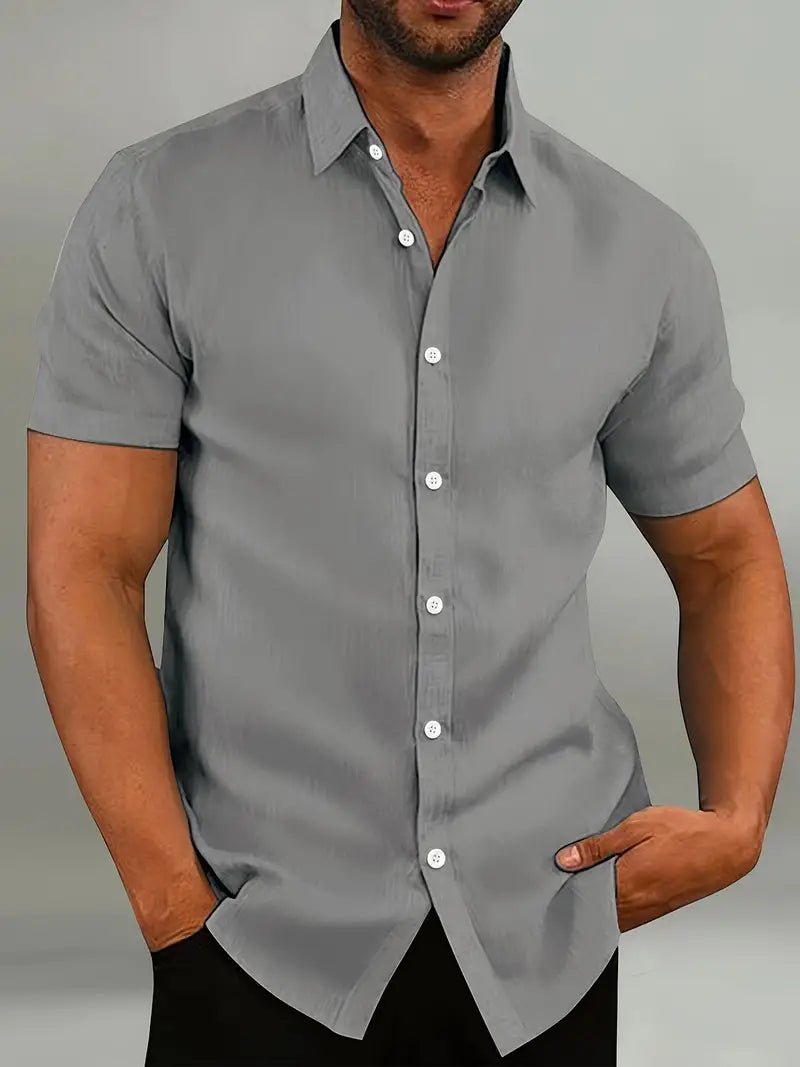 Milo Men's Shirt | Lightweight Slim Fit, Classic Collar 4