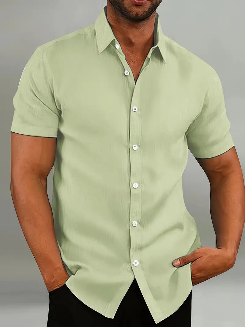 Milo Men's Shirt | Lightweight Slim Fit, Classic Collar 5