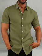 Milo Men's Shirt | Lightweight Slim Fit, Classic Collar 7