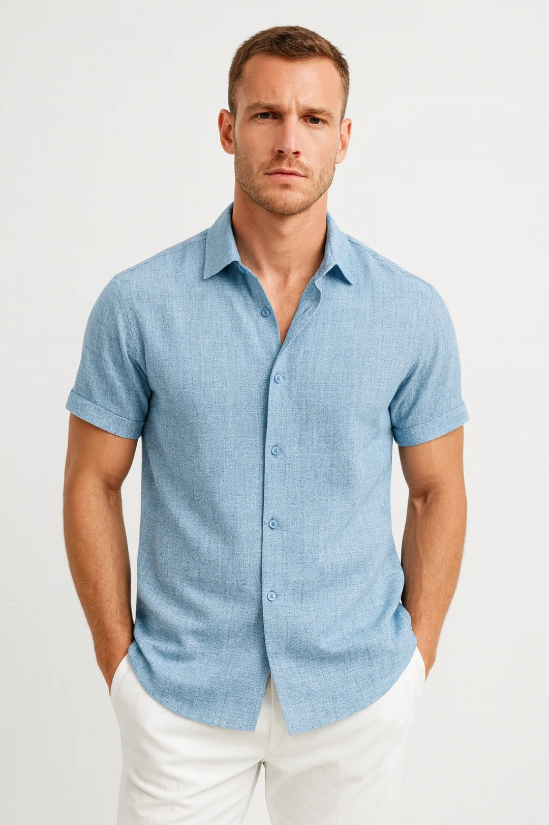 Milo Men's T-Shirt | Minimalist Design, Short Sleeve Casual Top 0