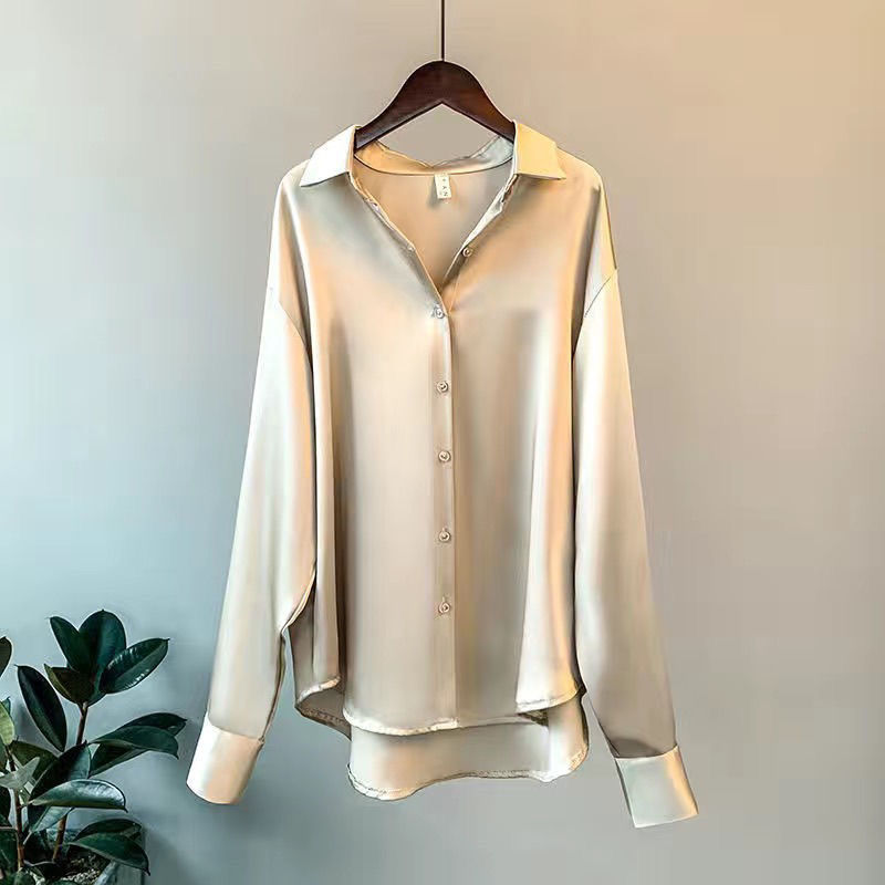 Mira Women's Blouse | 100% Silk, Long Sleeve Classic Design 0