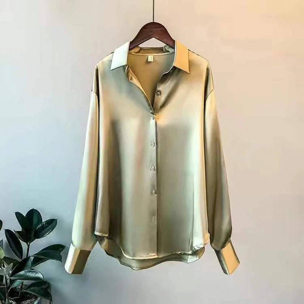 Mira Women's Blouse | 100% Silk, Long Sleeve Classic Design 5