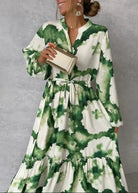 Mira Women's Maxi Dress | Bohemian V-Neck, Lightweight Summer Elegance 1