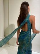Mona Women's Maxi Dress | Textured Chiffon, Elegant Design for Formal Occasions 6