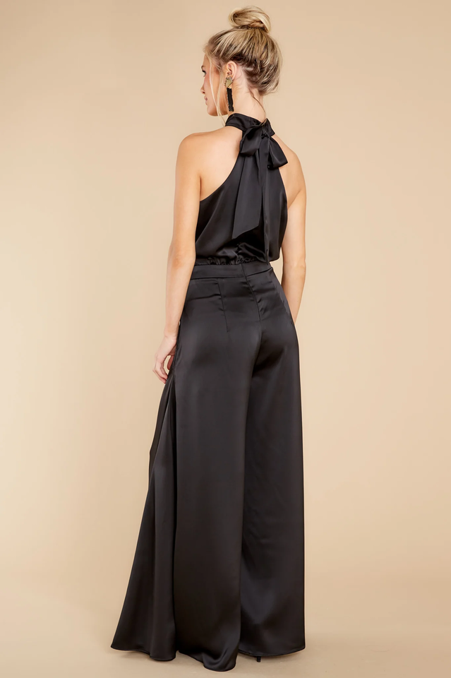 Nina Women's Fitted Jumpsuit | Back Tie Detail, Elegant 5