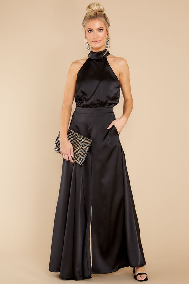 Nina Women's Fitted Jumpsuit | Back Tie Detail, Elegant 6