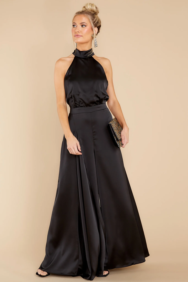 Nina Women's Fitted Jumpsuit | Back Tie Detail, Elegant 7