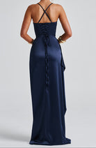 Nina Women's Maxi Dress | Satin Fabric, Elegant Evening Wear 3