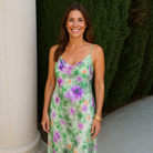 Nina Women's Maxi Dress | Soft Fabric, Detachable Scarf 1