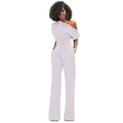 Olivia Women's Jumpsuit | One Shoulder, Wide Leg Design 4