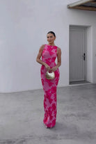 Olivia Women's Maxi Dress | Sheer Embroidered Mesh, Elegant Evening Wear 2