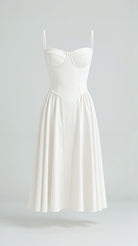 Olivia Women's Midi Dress | Sweetheart Neckline, Floral Print, Summer Dresses 8