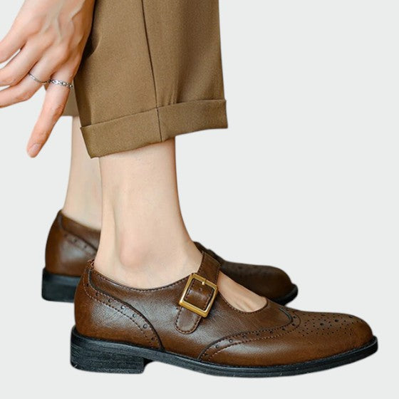 Olivia Women's Oxford Mary Jane Shoes | High-Quality Leather, Comfortable Fit 2