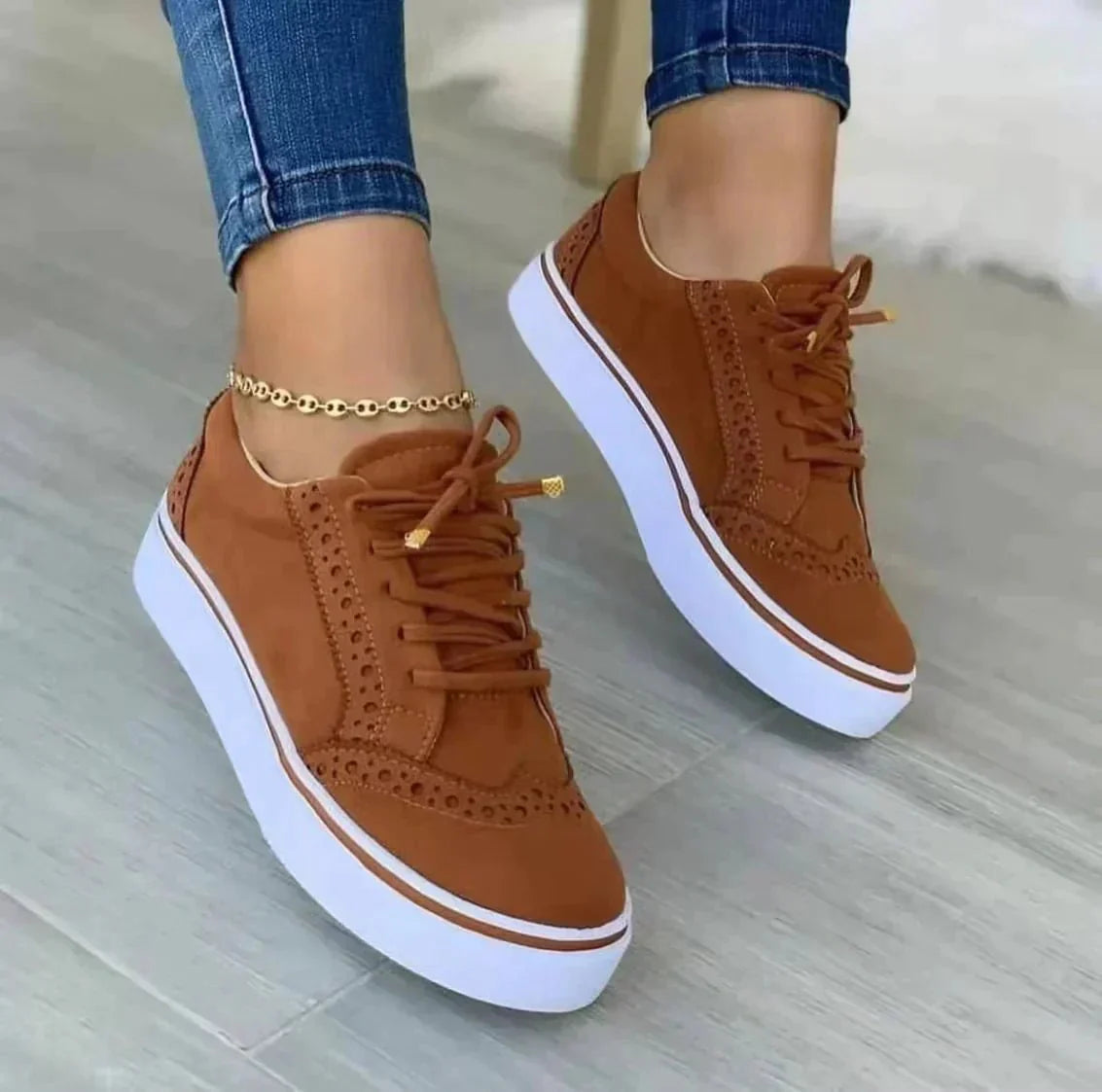 Olivia Women's Sneakers | Orthopedic Comfort, Lace-Up Design 0