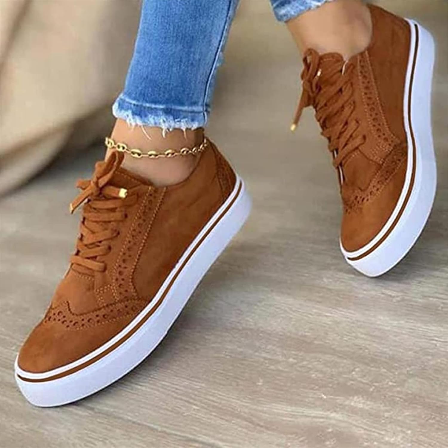 Olivia Women's Sneakers | Orthopedic Comfort, Lace-Up Design 5