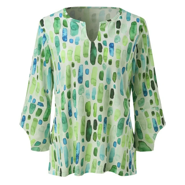 Olivia Women's Top | Silk Cotton Blend, Casual Going Out Top 3