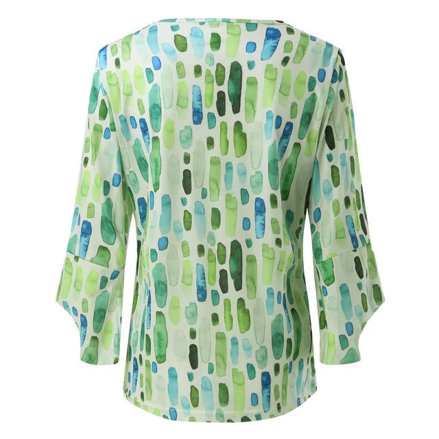 Olivia Women's Top | Silk Cotton Blend, Casual Going Out Top 4