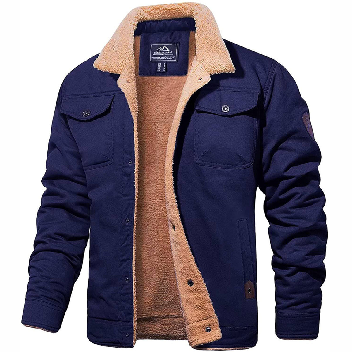 Ollie Men's Winter Jacket | Sherpa-Lined Warmth, Casual Style 3