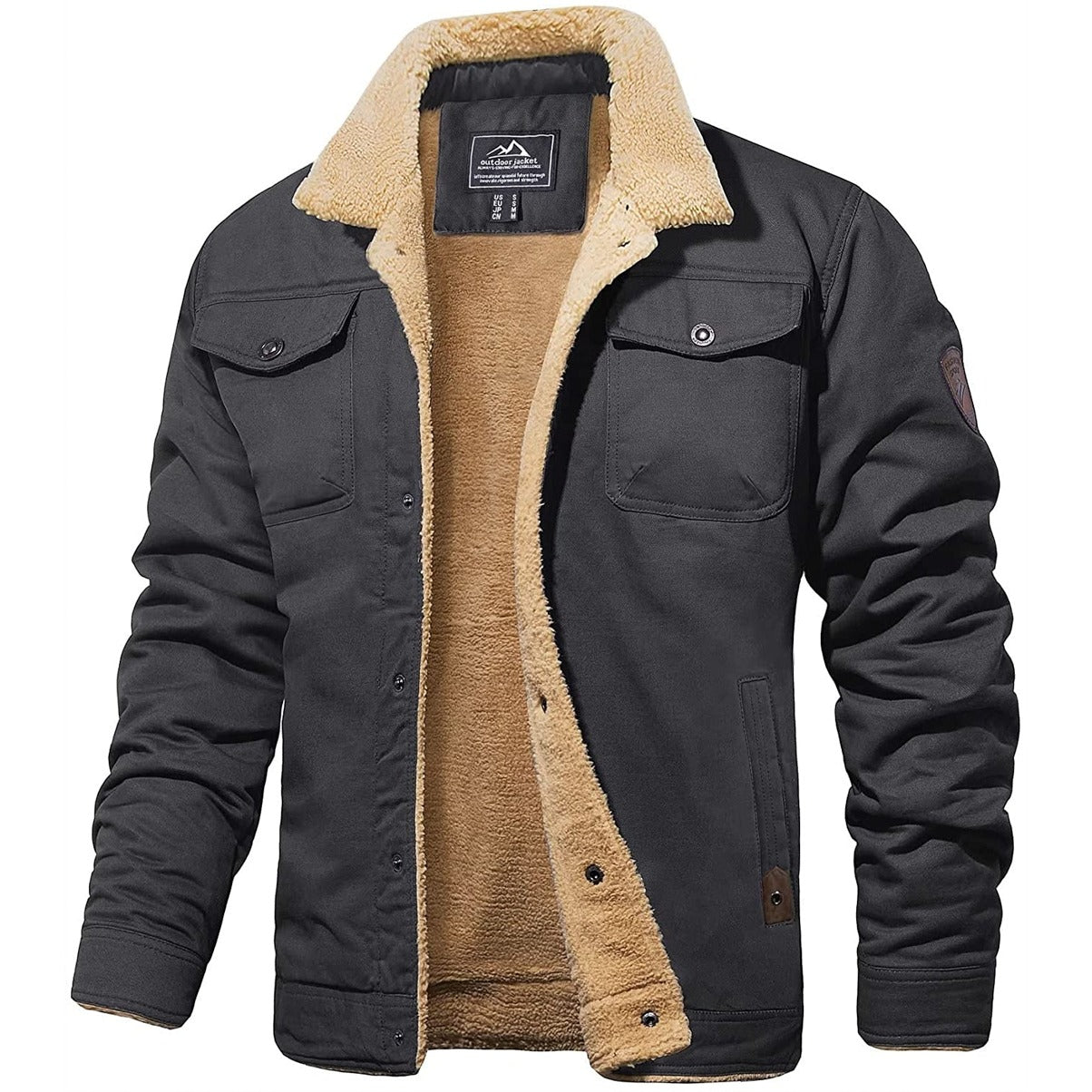Ollie Men's Winter Jacket | Sherpa-Lined Warmth, Casual Style 6