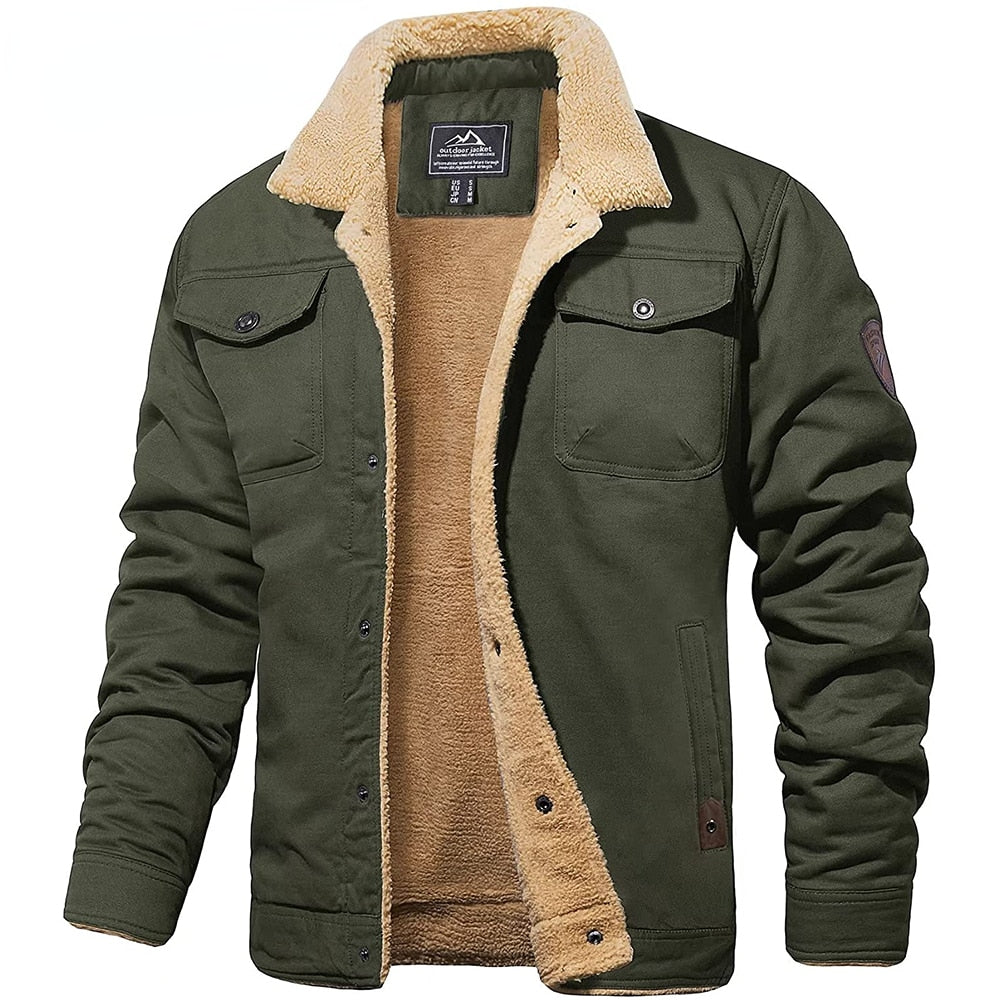 Ollie Men's Winter Jacket | Sherpa-Lined Warmth, Casual Style 9