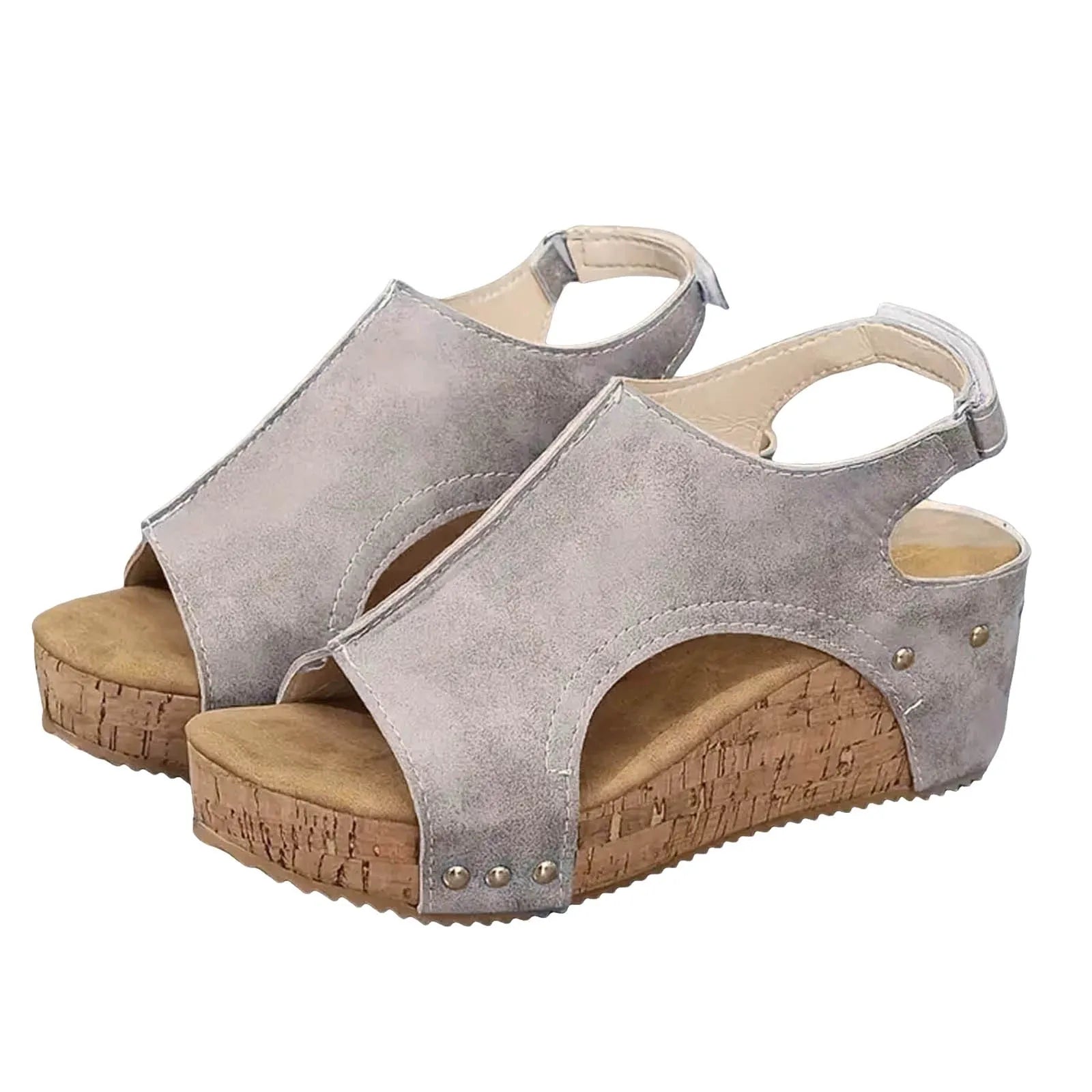 Orchid Women's Platform Sandals | Adjustable Wedge, Peep Toe Design 2