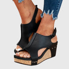 Orchid Women's Platform Sandals | Adjustable Wedge, Peep Toe Design 4