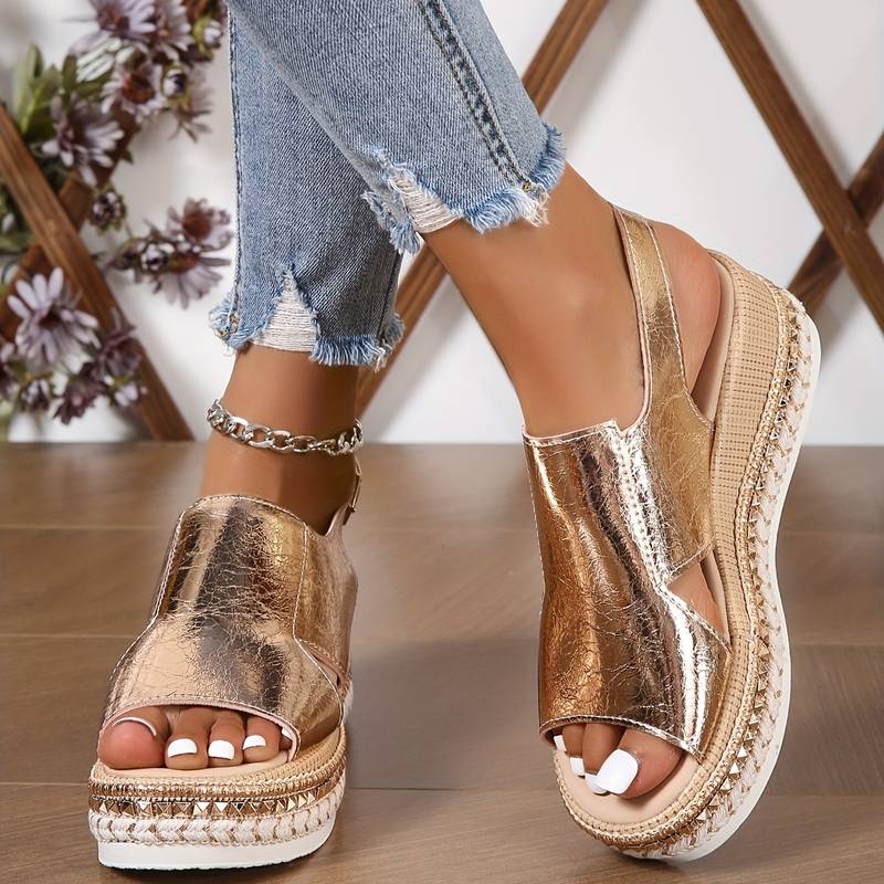 Oriana Women's Platform Sandals | Enhanced Arch Support, Open-Toe Design 1
