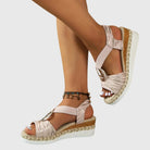 Oriana Women's Sandals | Open-Toe Orthopedic Design with Adjustable Ankle Strap 1