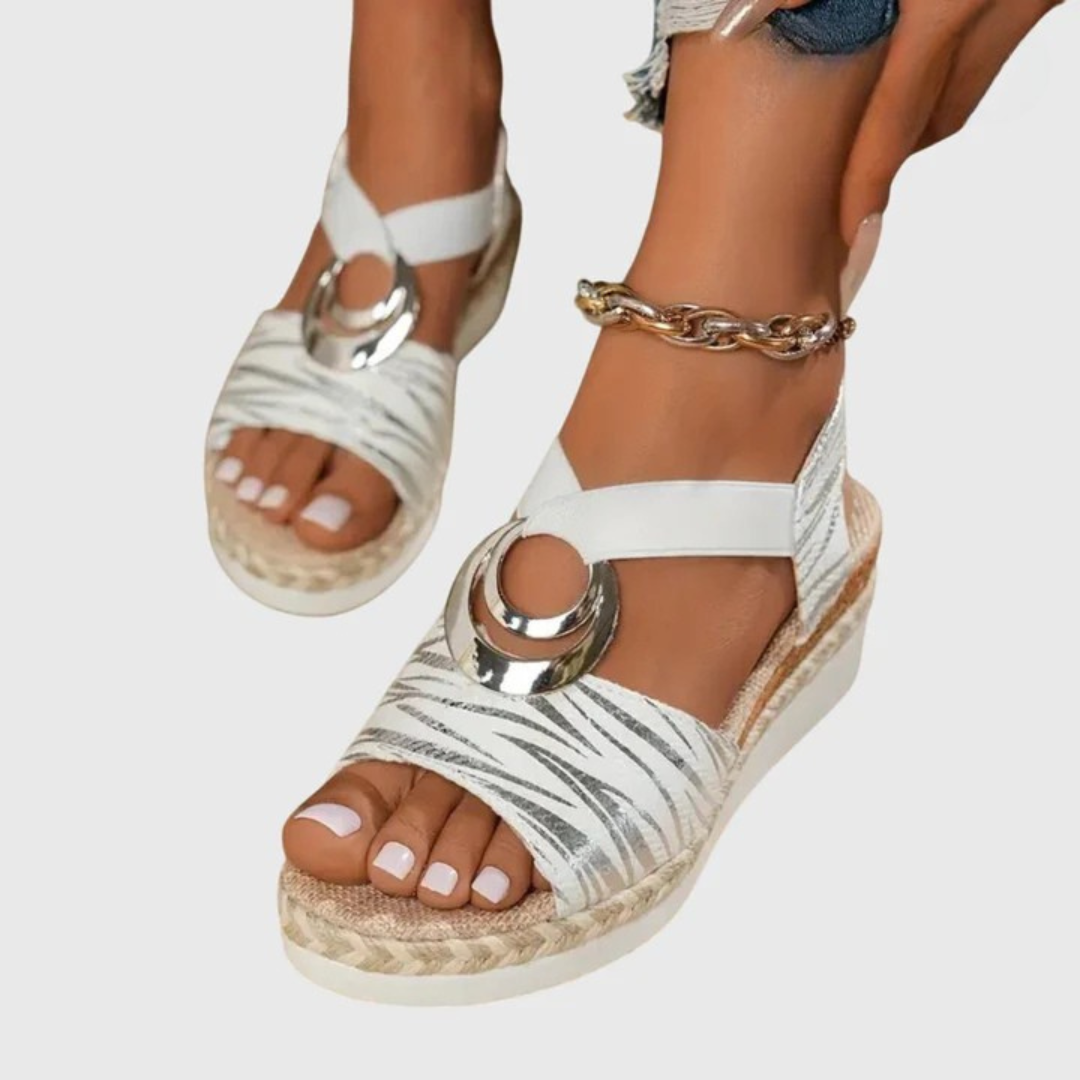 Oriana Women's Sandals | Open-Toe Orthopedic Design with Adjustable Ankle Strap 7