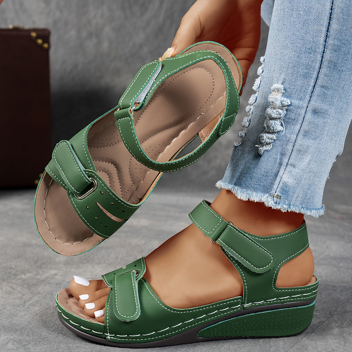 Oriana Women's Sandals | Orthopaedic Comfort with Adjustable Straps 2
