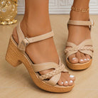 Orla Women's Platform Sandals | Enhanced Arch Support, Braided Detail 1