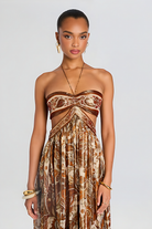 Pavla Women's Maxi Dress | Elegant Strapless Design in Soft Fabric Blend 2