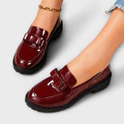 Penny Women's Loafers | Soft Leather, Classic Black Design 3