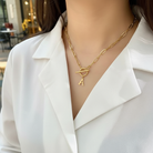Penny Women's Necklace | Gold Plated Stainless Steel, Adjustable Chain 1