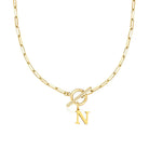 Penny Women's Necklace | Gold Plated Stainless Steel, Adjustable Chain 14