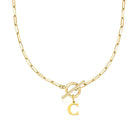 Penny Women's Necklace | Gold Plated Stainless Steel, Adjustable Chain 15