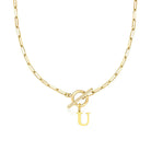 Penny Women's Necklace | Gold Plated Stainless Steel, Adjustable Chain 30