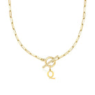 Penny Women's Necklace | Gold Plated Stainless Steel, Adjustable Chain 39