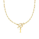Penny Women's Necklace | Gold Plated Stainless Steel, Adjustable Chain 42