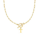 Penny Women's Necklace | Gold Plated Stainless Steel, Adjustable Chain 46