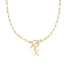 Penny Women's Necklace | Gold Plated Stainless Steel, Adjustable Chain 54